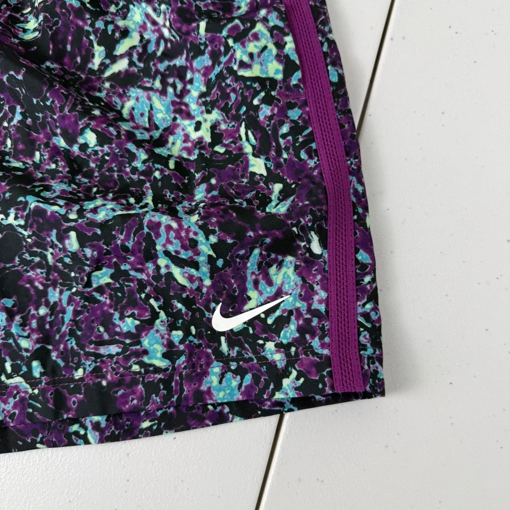 Nike Shorts Kids Small Purple Black Blue Dri-Fit Training‎ FV0275-503 Boys NEW